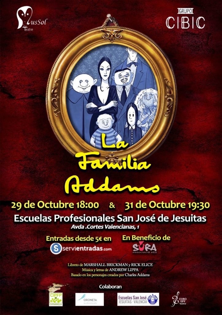Cartel "La Familia Addams"